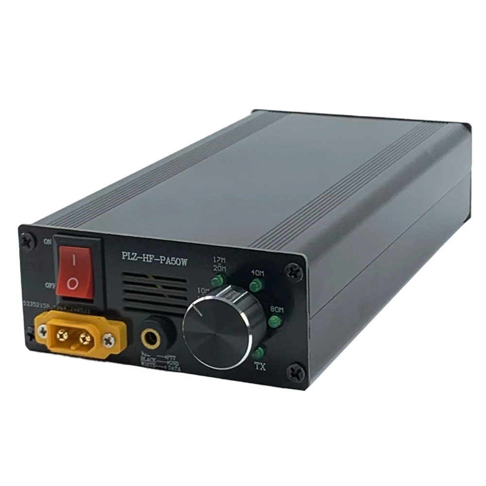 Transmissão automática e Receber Switching, Smart Shortwave, HF Power Amplifier, Auto LPF Filter, 2MHz-30MHz, 50W Power/SWR Meter, Switching