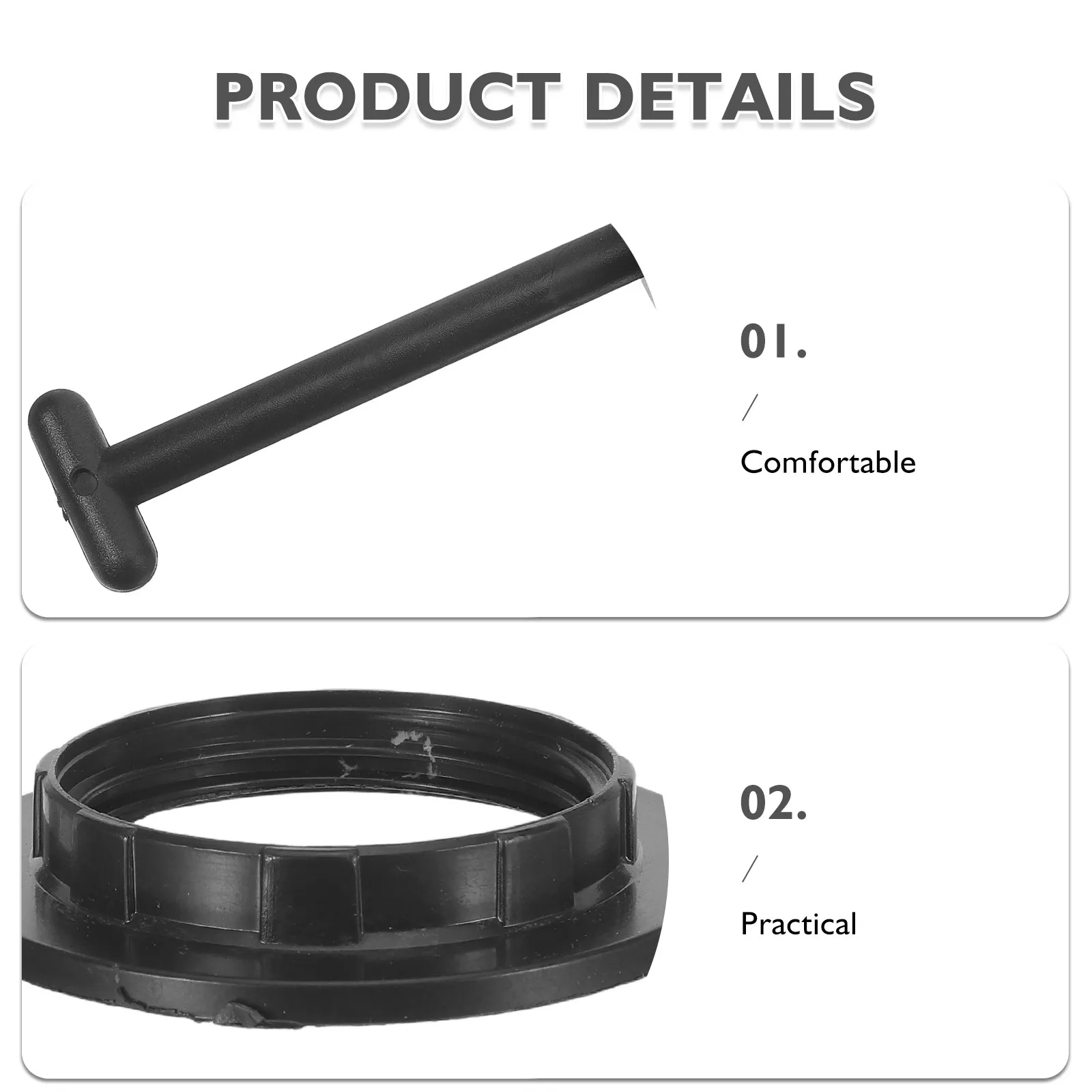 5Pcs Lamp Socket Ring Removal Tool E26 E27 T-Handle Collar Ring Wrench for Light Fixture Maintenance Tool Lamp Parts