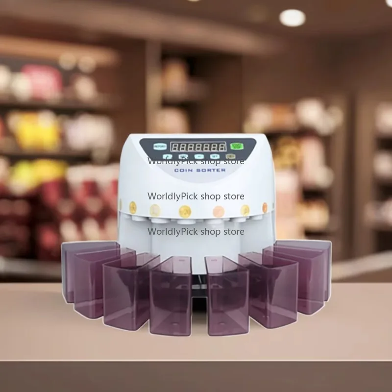 

CS-5501 Attractive New Type Multi Coin Portable Sorter Counter Money Precise Coin Counters Coin Counting Machine