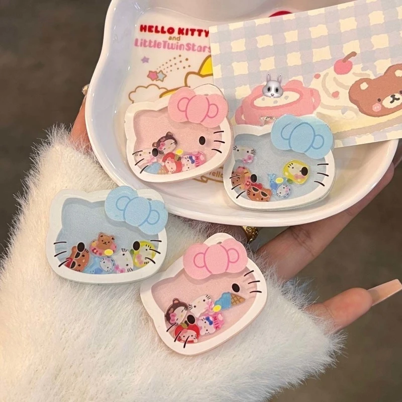 

Hello Kitty Hair Clip Cute Cartoon Hair Accessory Bangs Side Hair Clip Women Products Desktop Decoration Student Gift Wholesale