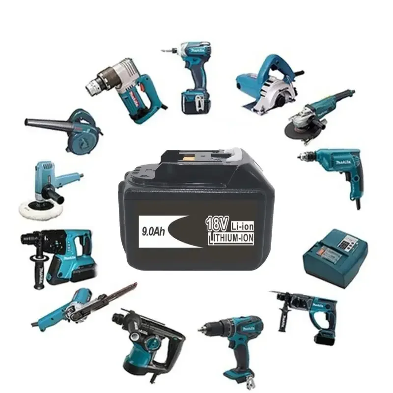 for makita 18v battery 9000mAh bl1850b bl1860 bl 1860 bl1830 bl1815 bl1840 LXT400 9.0Ah for makita 18v tools drill