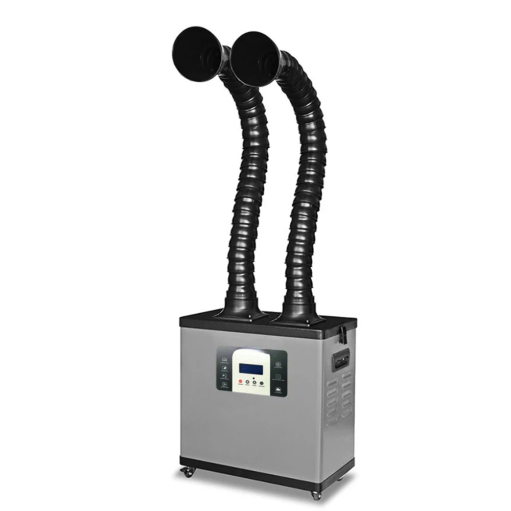 C200Y Portable High Power Dual Arms Soldering Welding Smoke Extractor Beauty Fume Extractor