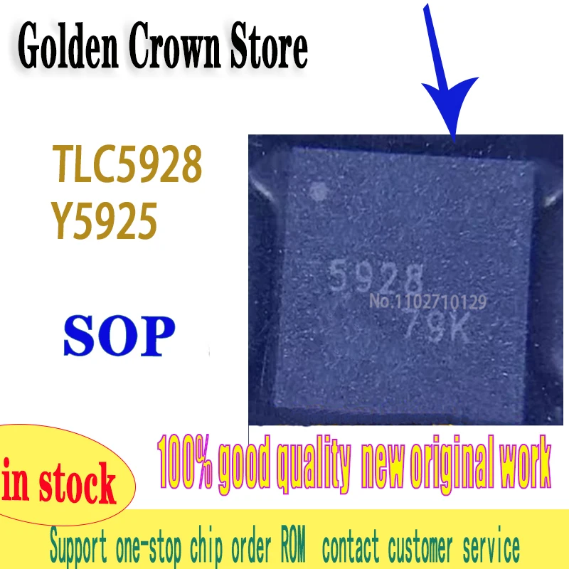 TLC5925IPWR 10pcs/lot  TLC5925 5925I Y5925 TSSOP-24 TLC5928DBQR TLC5928DBQ TLC5928 SSOP-24