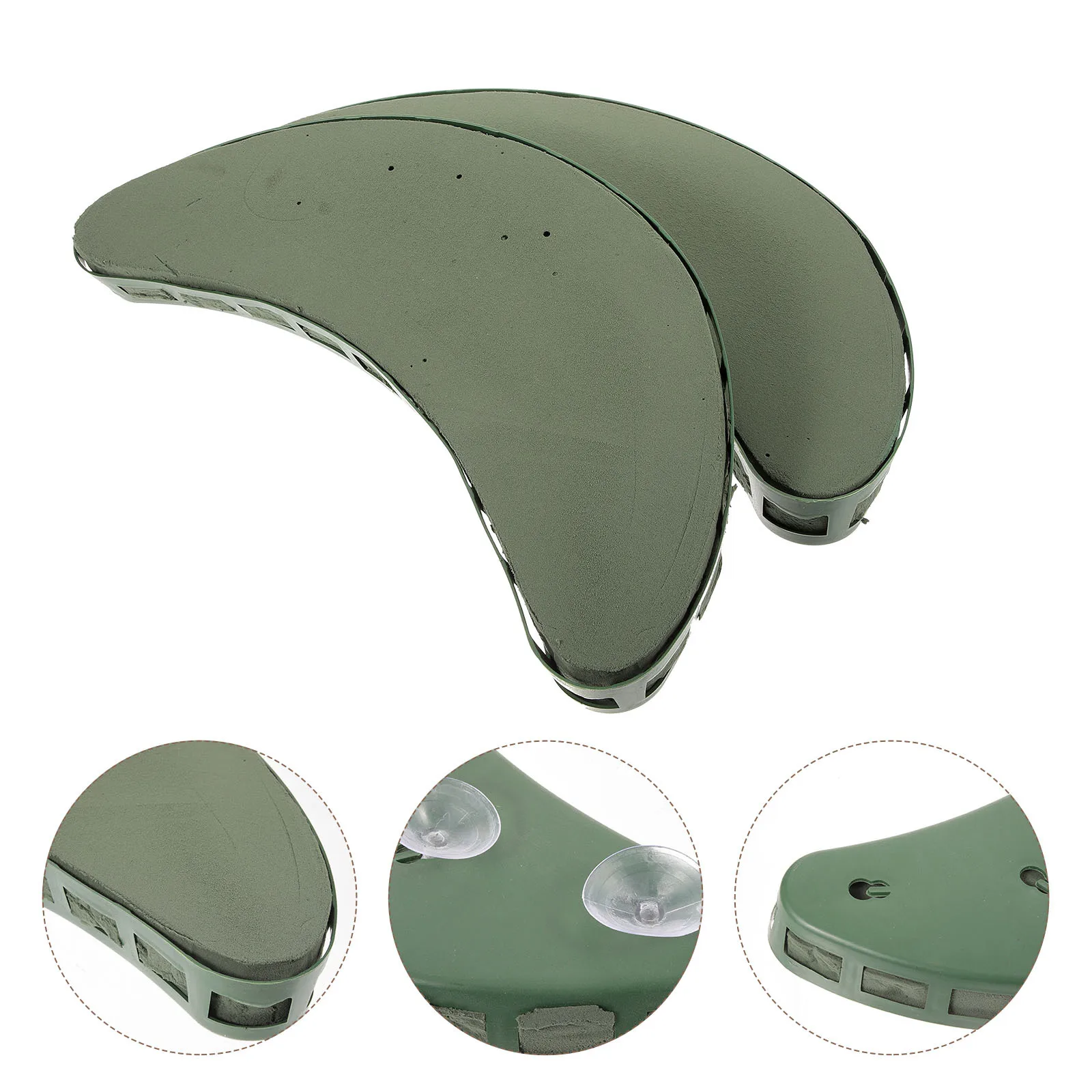 

2pcs Car Hood Decor Suction Mount Floral Foam Block For Wedding Flower Arrangement Supplies Lightweight Flower Mud Base Wedding