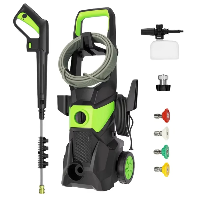 

220V Fully Automatic High Power Roller Electric Pressure Washer 1800W High Pressure Cleaners for Car Washing Machine