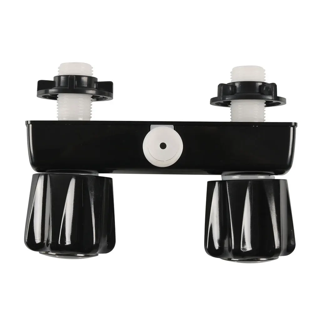 RV Shower Faucet RV Shower Faucet Diverter RV Shower Faucet Valve Diverter With Black Knobs Black