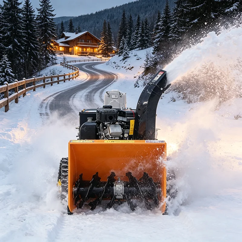 Snow Blower High Power Snow Thrower Heavy Duty Commercial Snow Remover