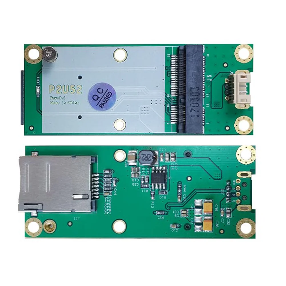Макетная плата 4G LTE, промышленный мини-адаптер PCIe-USB со слотом для SIM-карты P2U52 для беспроводного Wi-Fi модуля WWAN/LTE 3G/4G