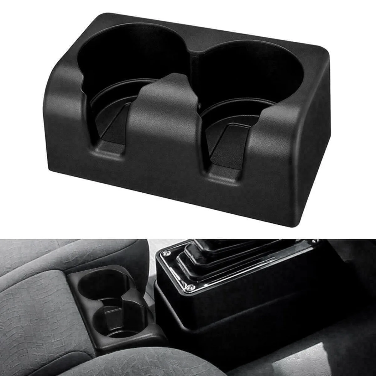 2PCS for 2004-2012 Chevrolet Colorado / GMC Canyon Bench Seat Cup Holder Insert Drink Replacement