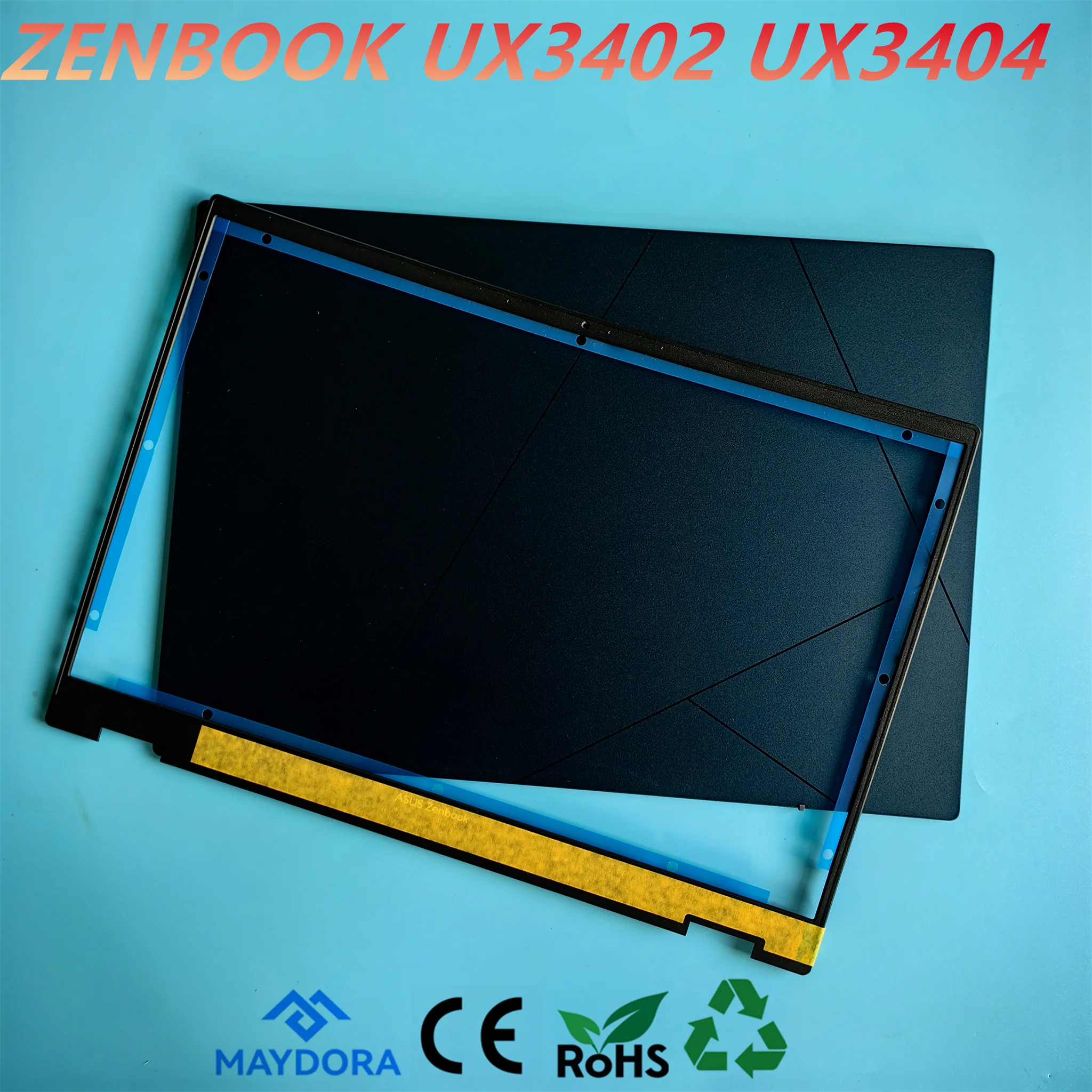 NEW ORG Laptop LCD Back cover Front bezel for ASUS ZENBOOK 14X UX3402 UM3402 UX3402VA UM3402VA UX3404 UM3404 series BLUE