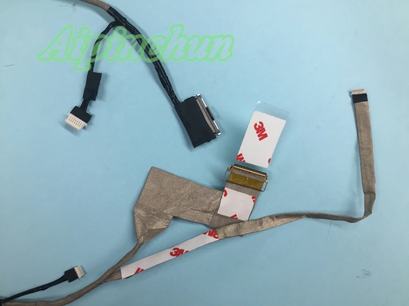 Kabel 1CH Kawat QAL80 LVDS Baru untuk Layar Laptop Dell Latitude E6430 Kabel Flex LCD P/N:DC02001TR00 0RY7PH