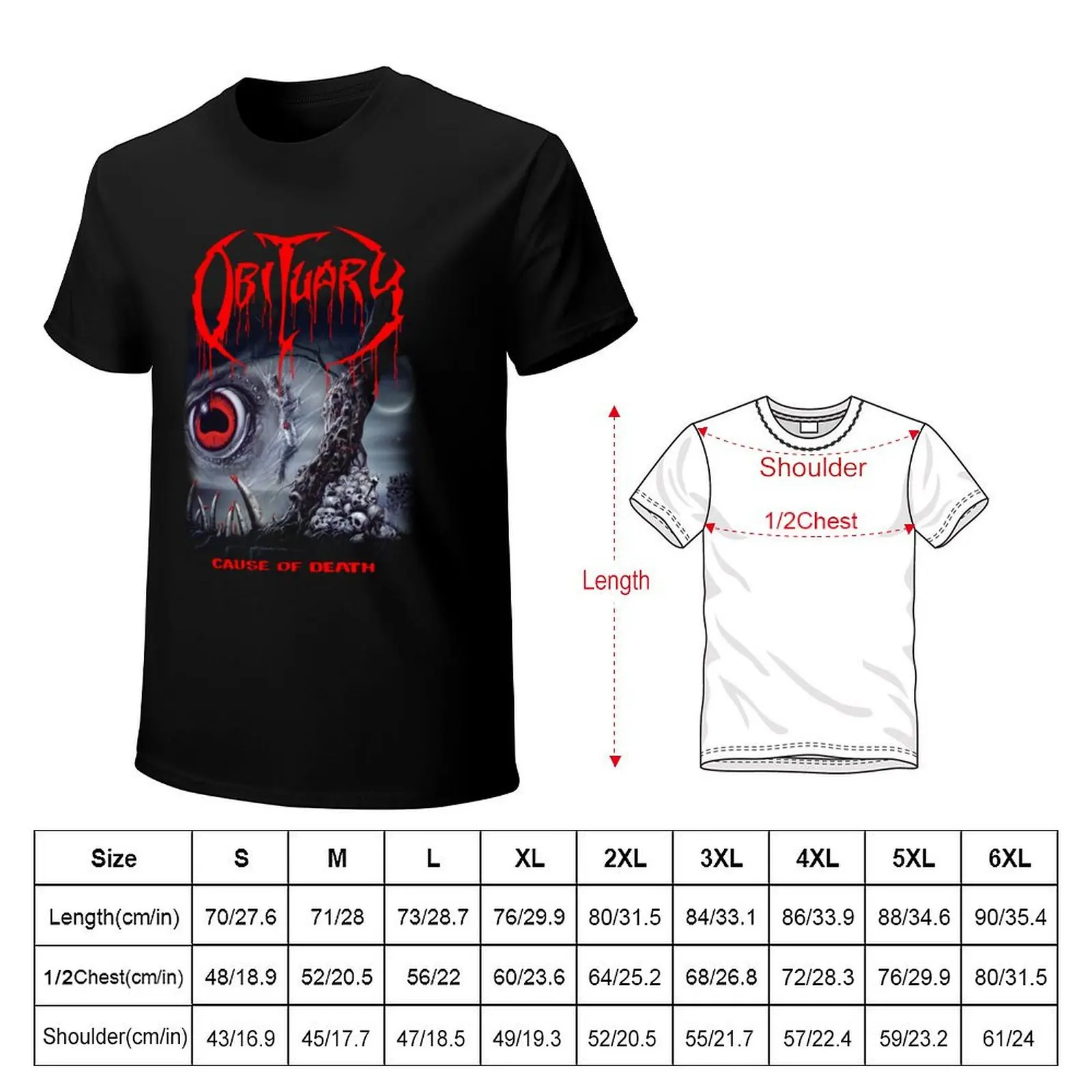 Obituary Cause Of Death Classic Old School Us Death Metal Perfect Gift Classic T-Shirt quick drying designer t shirt men