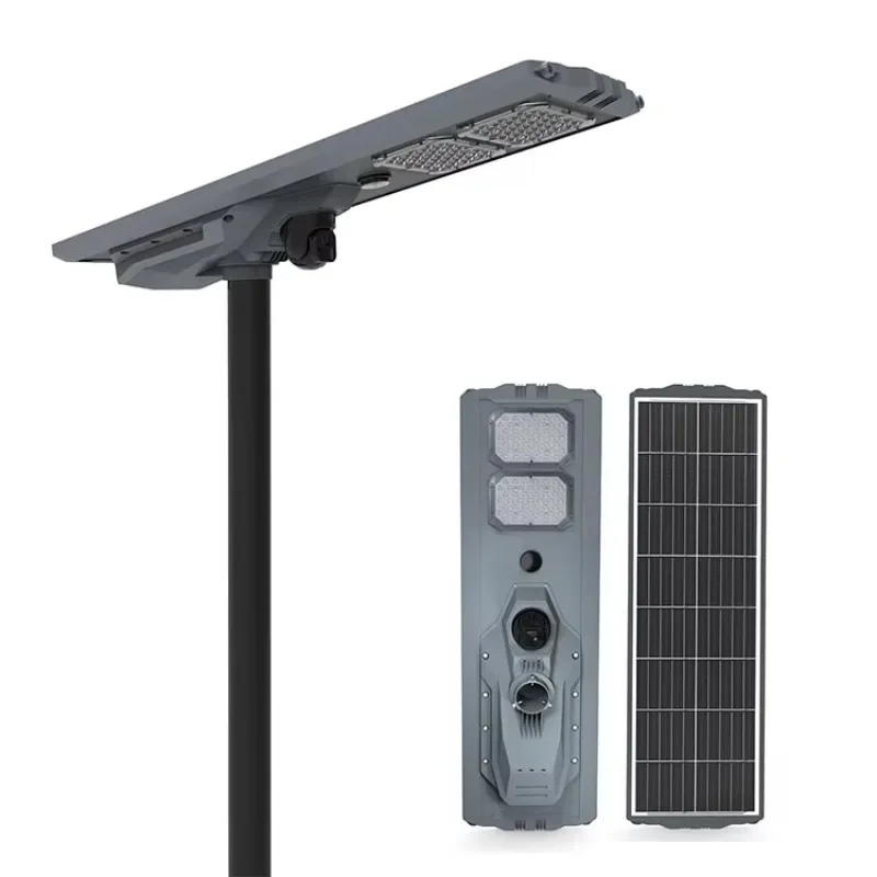 Hot Sale Phone Control Security Lighting High Lumens All In One Led Solar Street Light With CCTV Camera 4G