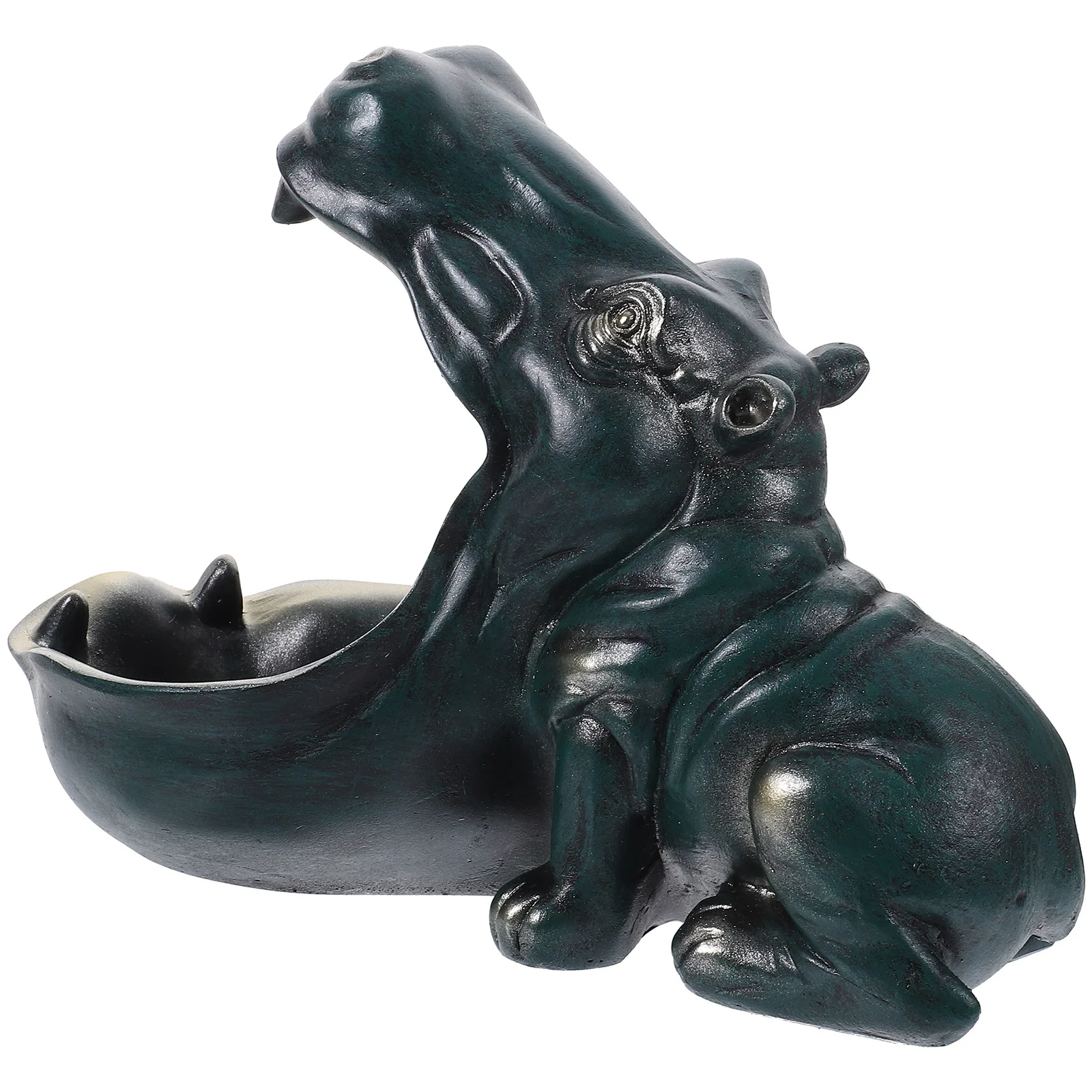 

Desktop Storage Big Mouth Hippo Resin Key Holder Bowl Candy Dish For Office Home Hippo Box Home Decor Desk Organizer