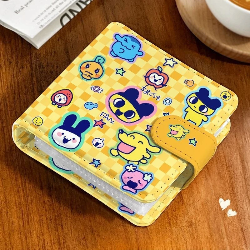 Lovely Cartoon Printed Mini Small Card Album Waterproof Clear Pockets Travel Photo Album for Collecting Kpop Idol Photocards