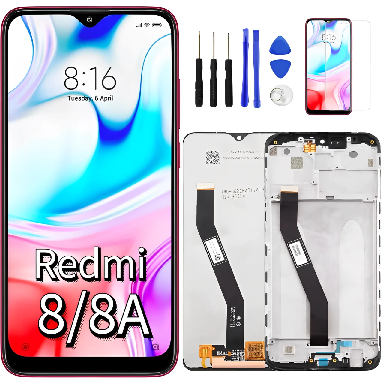 For Xiaomi Redmi 8/8A MZB8458IN M1908C3IC  LCD Touch Screen Digitizer Display Replacement 6.22