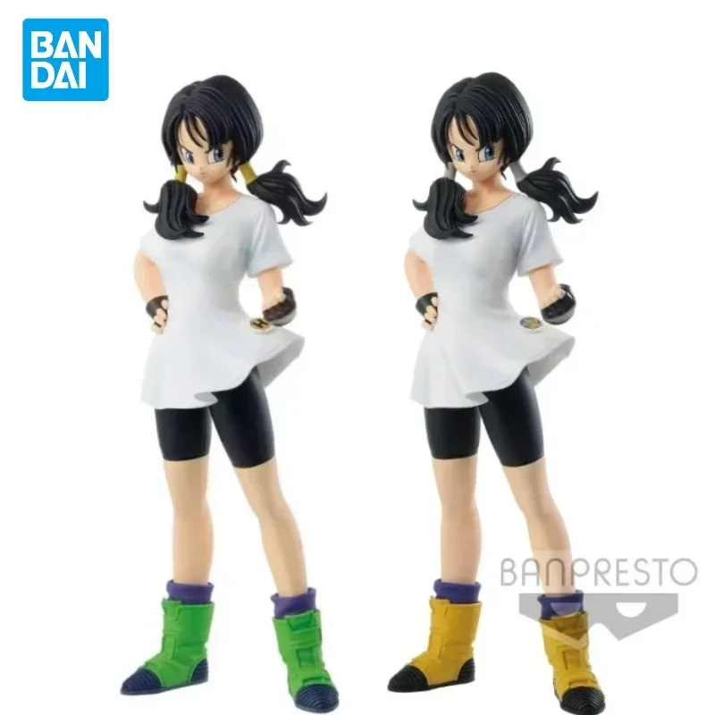 

В наличии, оригинальная Bandai Banpresto, оригинальная Dragon Ball Z, блестящие и гламурные Videl 25 см, аниме-фигурка, модель игрушки, коллекционные подарки