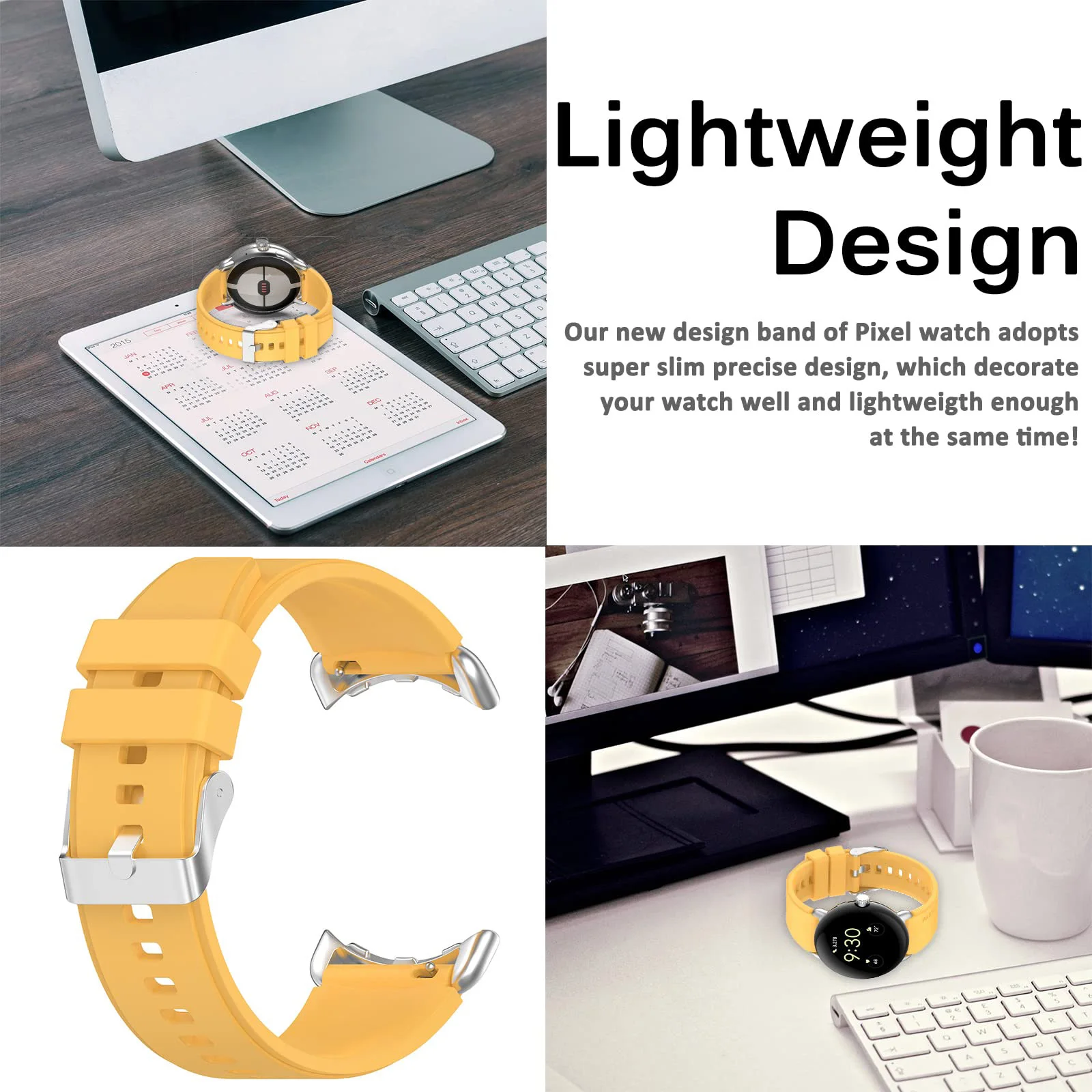 Sport Silicone Strap For Google Pixel Watch 2 band Waterproof Replacement belt wristband bracelet correa for Pixel Watch bands image 3