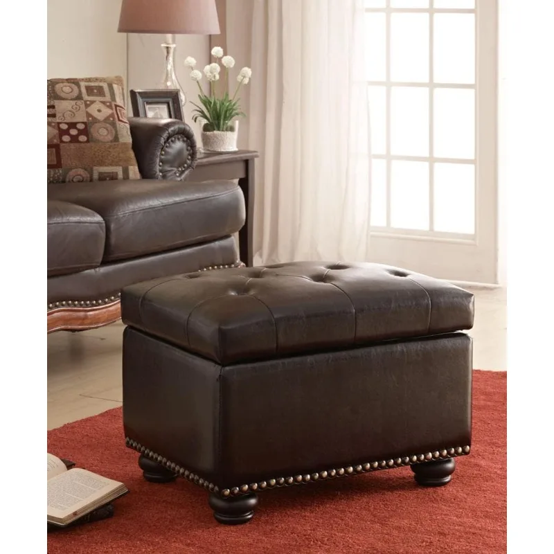 163010 E Ottoman, Dark Espresso