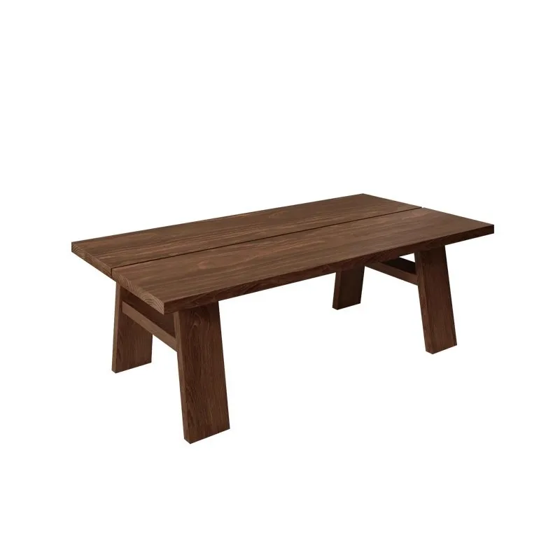 Picture 6: Retro old solid wood simple wabi wind living room log tea table in the ancient style B & B ash wood