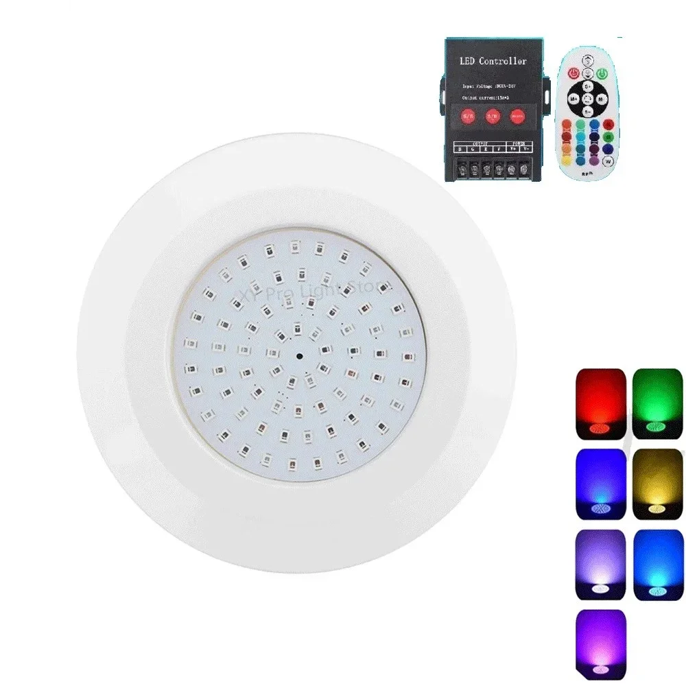 

12W RGB LED Pool Light 9W DC12V IP68 Waterproof Outdoor/Indoor Underwater Light Fountain Landscape Lamp Piscina Luz Spotlight