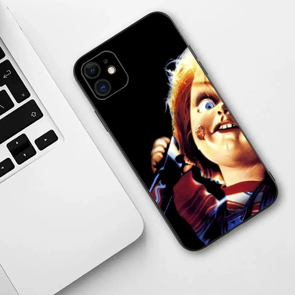 C-Chucky C-Childs Play  Phone Case For iPhone 15,14,13,12,11,Plus,Pro Max,XS,X,XR,SE,Mini,8,7 Soft Silicone Cover