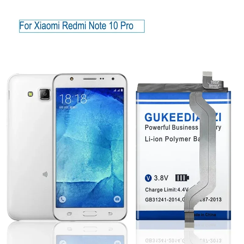 5800mAh BM57 Mobile Phone Battery For Xiaomi Redmi Note 10 Pro 10Pro High Capacity