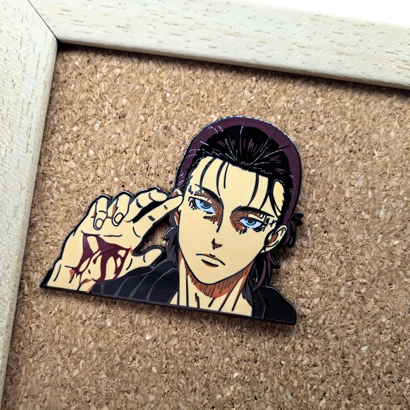 Imagem -04 - Japonês Anime Hard Enamel Pin Lapel Pins para Mochila Jóias Broche para Roupas Emblemas de Metal Acessórios de Moda A3335