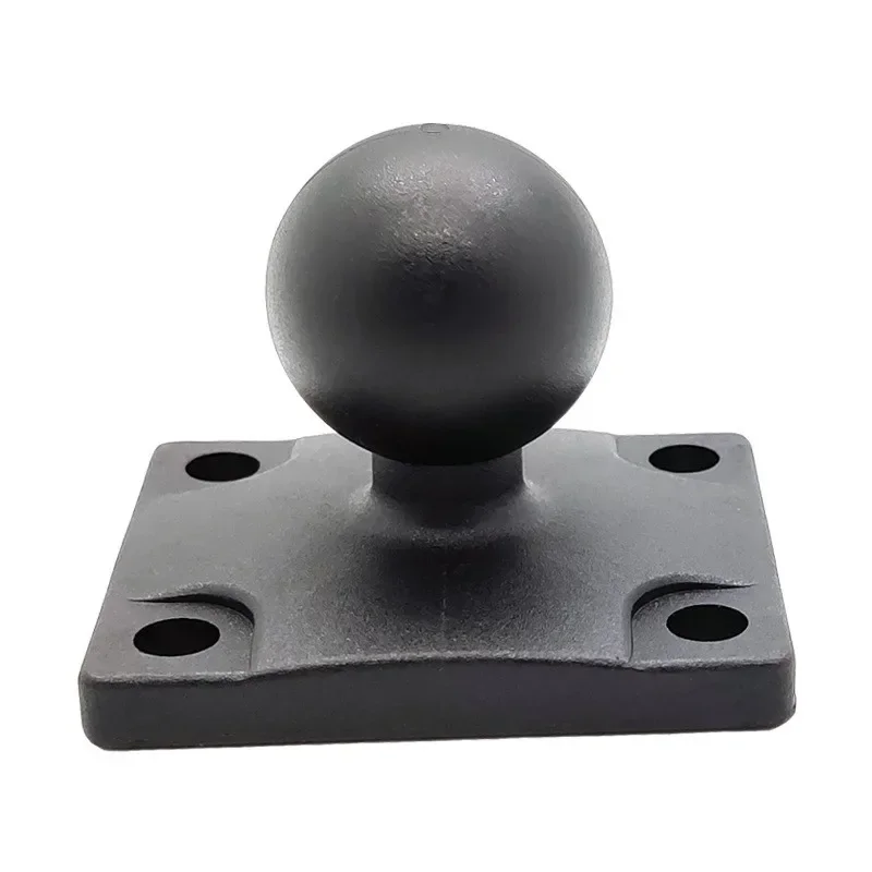 Drill Base Mount with AMPS Hole Pattern. Composite ABS Plastic with Rubberized Coating on Ball. Compatible with 1