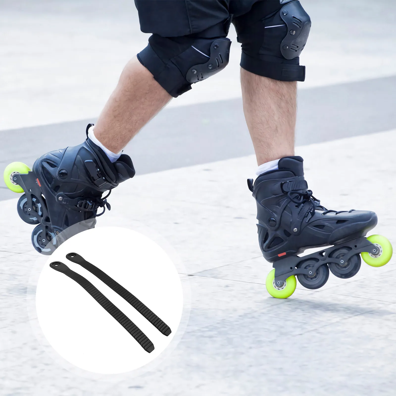 

2 Pcs Inline Skate Replacement Buckle Ice Skates Accessories Strap Straps Plastic Hockey Tightener