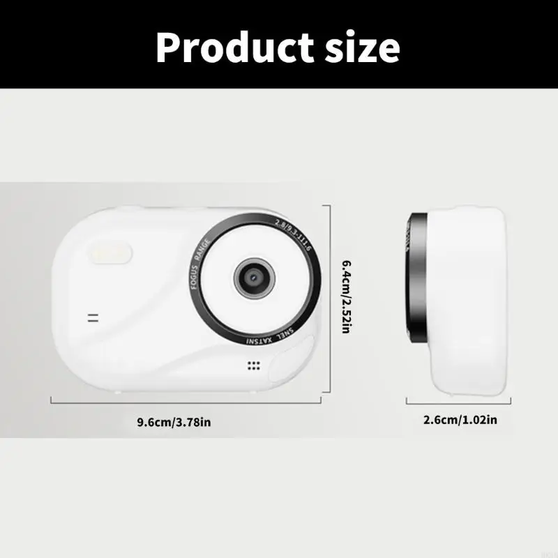 HX6B High Resolution 4800W Pixel Digital Camera with 16X Digital Zooming and 2.4inch Screen Enjoy Clear Photoshoots for Kids