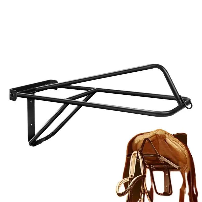 Saddle Rack Stand Foldable Wall Mounted Saddle Stand Saddle Blanket Rack Saddle Pad Rack Versatile Western Saddle Rack For