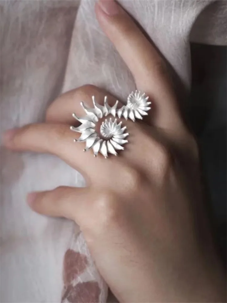 ZHUHE Conch Stud Earrings Vintage Style For Women Men's Jewelry Accessories Party Gifts image 6
