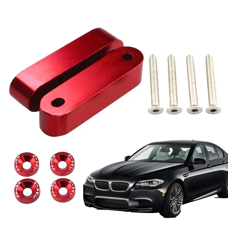 Hood Risers Space Riser Modification Kit For Front Hood Vent Sturdy Engine Hood Ventilation Spacer For Enhanced Auto Engine