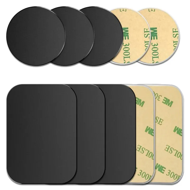 

Universal Metal Plate Sticker for Magnetic Car Phone Holder Replacement Metal Plate Iron Sheet Kit for Magnet Phone Holder Stand