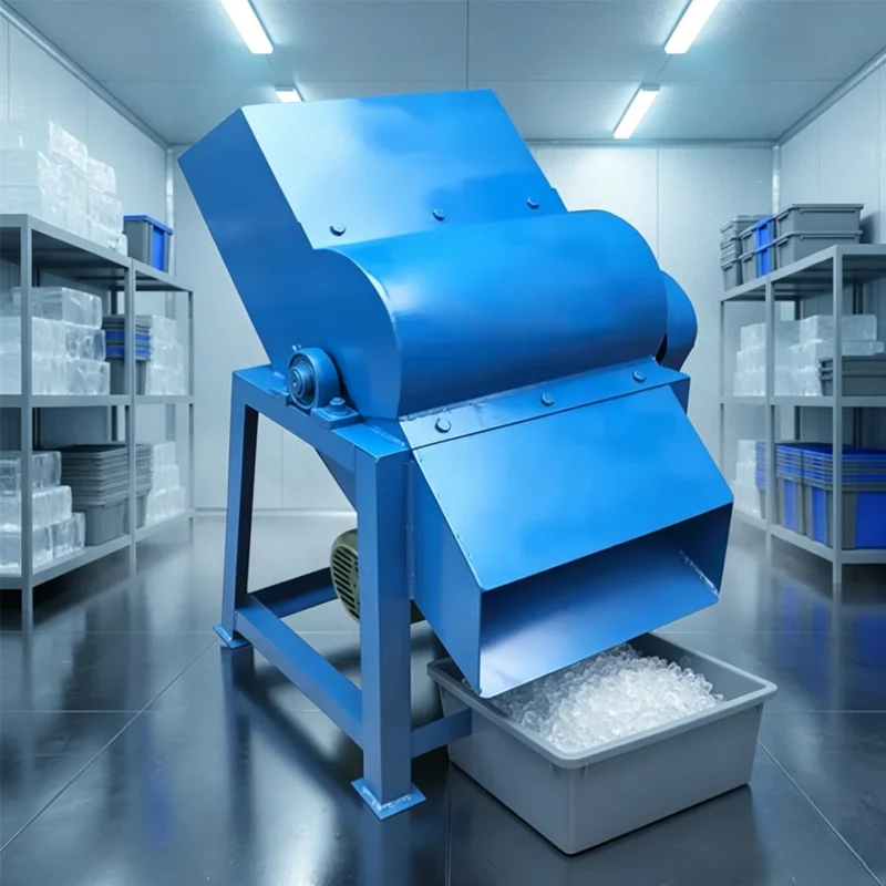 Heavy Duty Ice Block Crushing Machine Professional Ice Breaker for Industrial Applications High Yield Ice Crusher