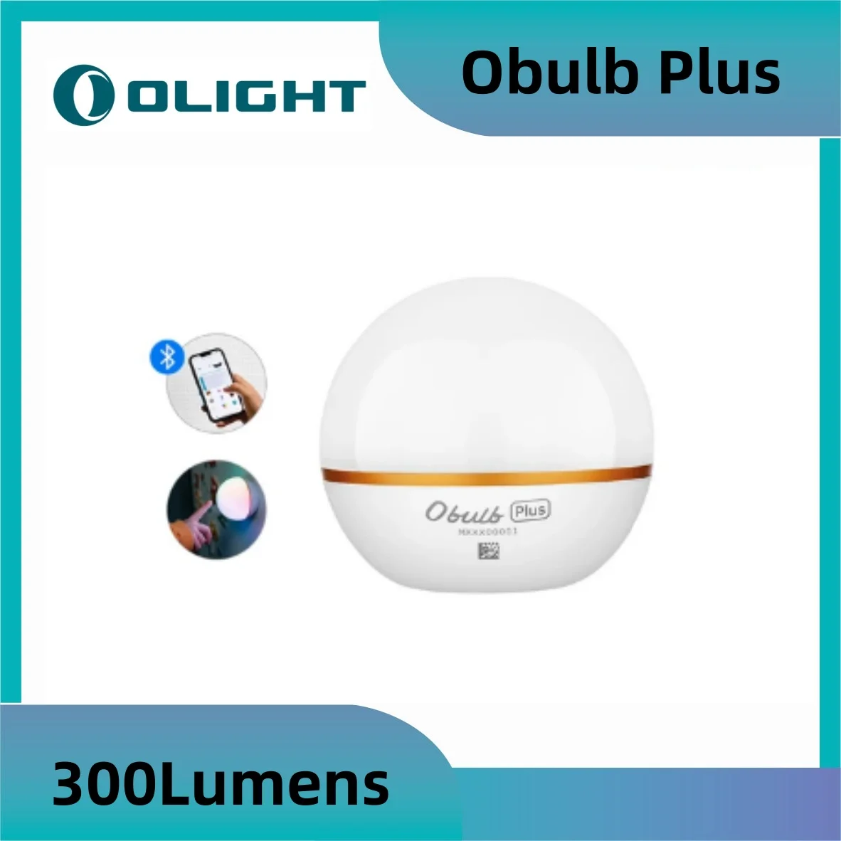 Olight Obulb Plus Rechargeable ORB LED Ambient Light w/App Control, 300Lumens