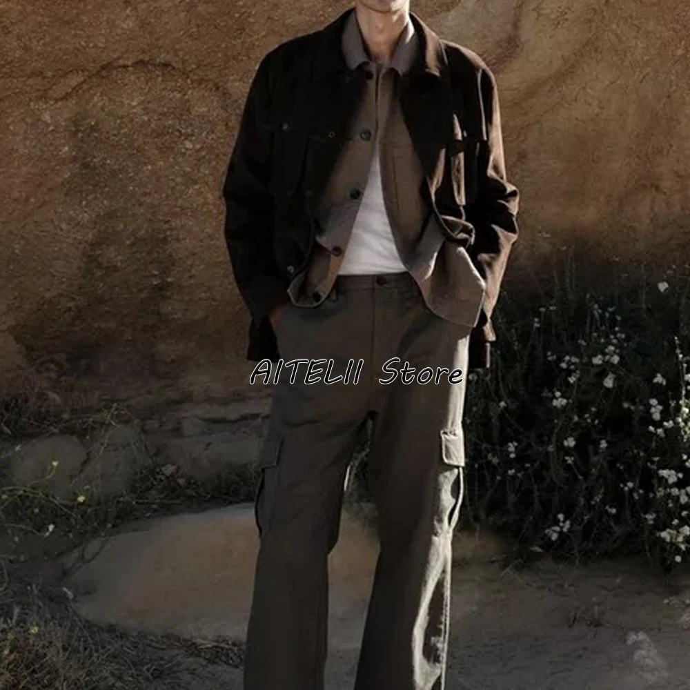 

Мужская замшевая куртка Новинка в пальто и куртках для костюма Новые костюмы и пиджаки Мужские элегантные мужские пальто Мужское социальное пальто Мужская роскошь