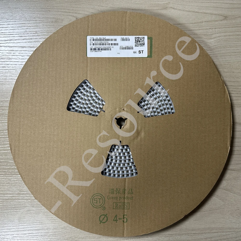 (100pcs) Aluminum electrolytic capacitor 10UF 25V patch 4*5.4mm 4*5  CS