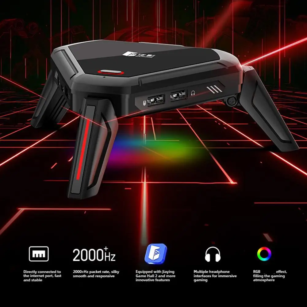 

For Gamwing Scorpion Demon 2Pro Keyboard & Mouse Converter 2000+Hz Mouse Packet Rate Mobile Game PUBG Throne Peripheral Artifact