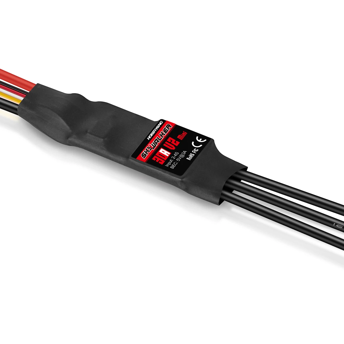 Hobbywing Skywalker 20A 30A 50A 130A 160A V2 ESC ตัวควบคุมความเร็วพร้อม UBEC สำหรับเฮลิคอปเตอร์บังคับวิทยุ เครื่องบินบังคับวิทยุ โดรน และเครื่องบินปีกตรึง