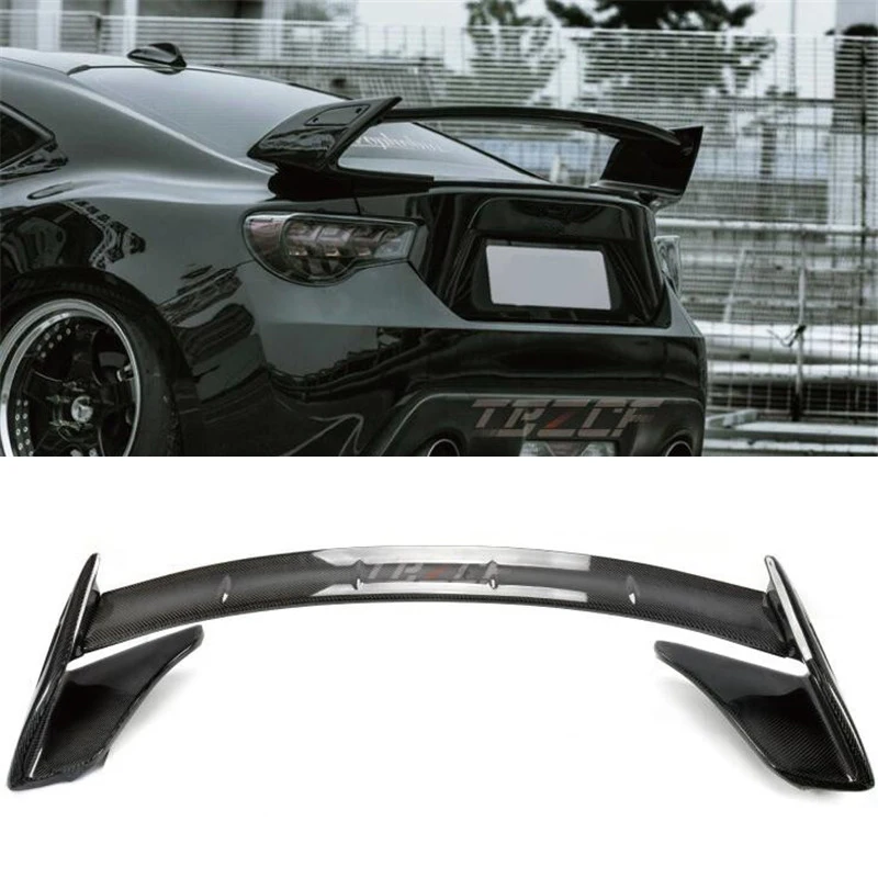 For Real Carbon Fiber GT Accessories Spoiler Toyota 86 GT86 Subaru BRZ CAR Trunk Rear Tail WING Refit Diffuser 2012-2017 Year