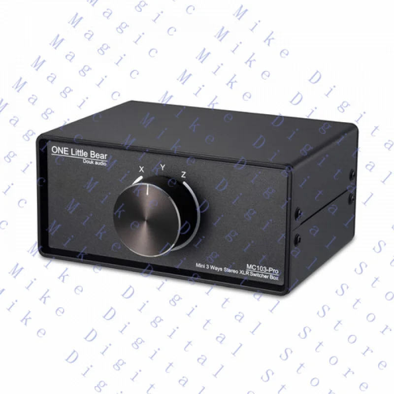 

UU 1(3)-IN-3(1)-OUT XLR Balanced Audio Converter Stereo Passive Selector Switcher