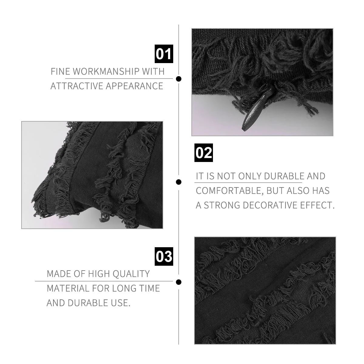 

Cotton Linen Pillow Case 18x18 20x20 Inch Solid Color Decorative Cover for Sofa Bed Home Office Cafe Use Pillow Case