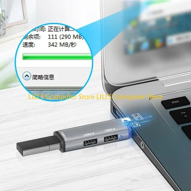 A52B عالية الجودة عالية السرعة 5 جيجابت في الثانية محول محول USB HUB USB توسيع 3 منفذ الخائن لجهاز الكمبيوتر المحمول المحمول