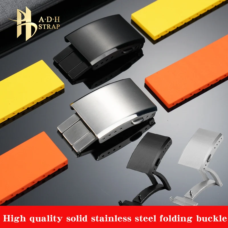 16 мм 18 мм 20 мм твердая пряжка из нержавеющей стали для Longines PATEK PHILIPPE Breitling, пряжка для часов, кнопка ремешка для часов