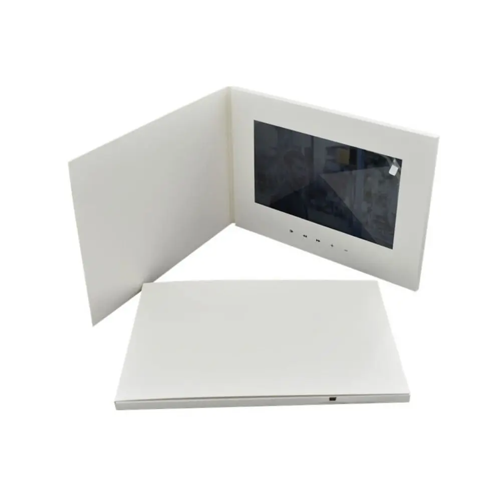 

2025 4GB Video Book Card Lcd 7 Inchs Digital Frame Multi-function HD Greeting Card