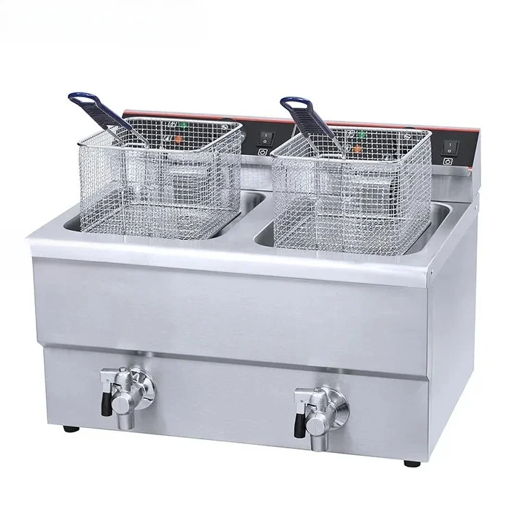 

Commercial Fish Potato Plantain Chips Fats Fryer Frying Machine Electric Turkey Industrial Deep Fryer