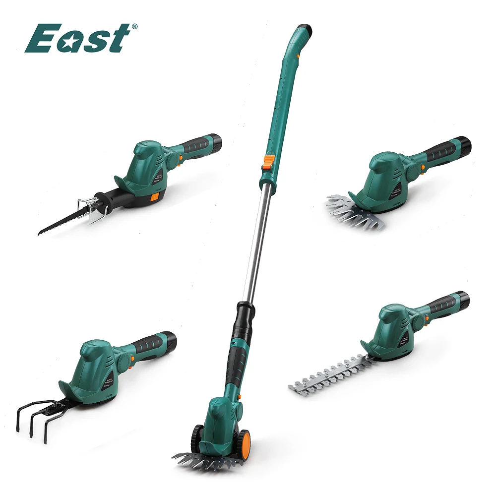 EAST Hand Tools Cordless Power Tool Set Electric Handheld Multifunction Garden Tool Scarifier Saw Hedge Trimmer