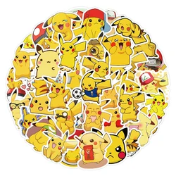 10/30/60PCS Pokemon Cute Pikachu Stickers For Kids DIY Skateboard Notebook Bicycle Laptop Suitcase Funny Decals Graffiti Toys